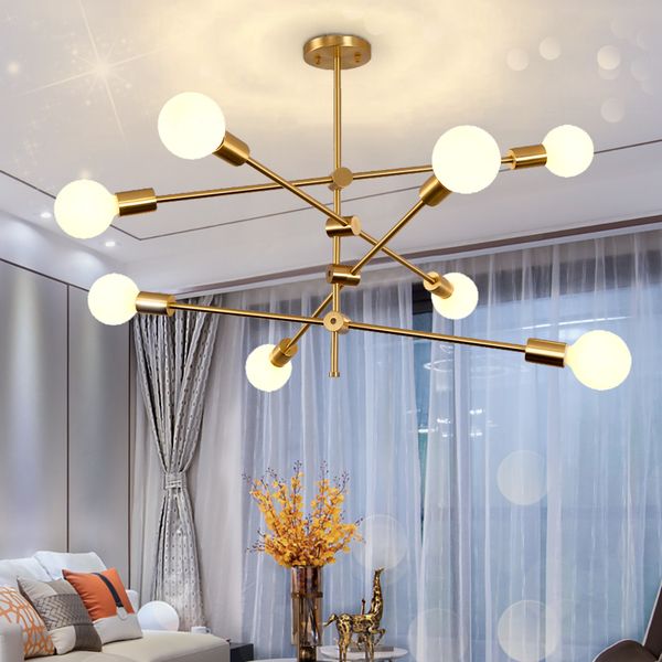 

modern chandelier lighting nordic design rotatable branch ball led chandeliers for living room restaurant bedroom light fixtures