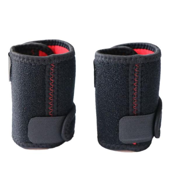 

2020new protect wrist productsfitness sport wrist band spring compression strap and support adjustable, Black;red