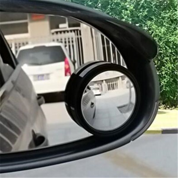 

1 pair/2pcs universal driver car-styling wide angle small round vehicle mirror blind spots rearview reverse lens car accessories