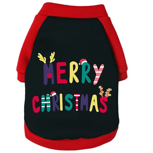 

pet clothes pet dog christmas shirt painting vest puppy coat pets cat warm clothes coat autumn winter christmas cute print vest