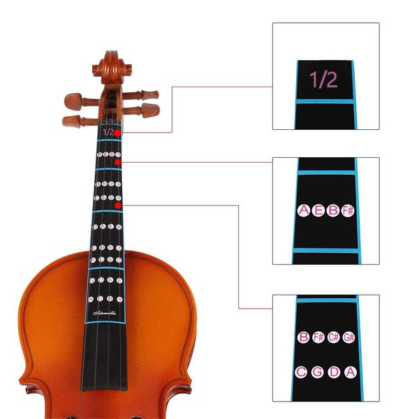

irin universal violin fingerboard sticker fretboard note label finger chart practice notes guide violin accessories for beginner