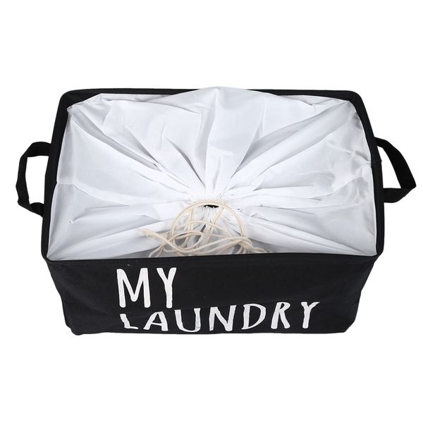 

abfp new my lundry polyester cotton laundry basket storage clothing debris box