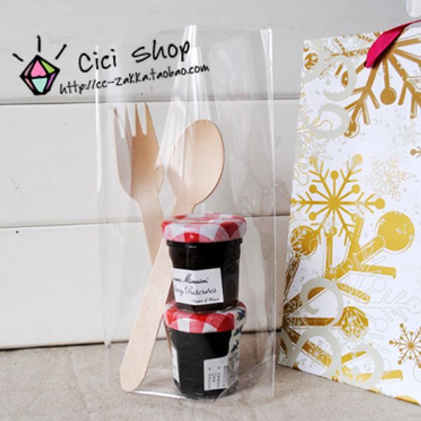 

100 pcs clear cello cookie bag,plastic stand up pouch,gift bakery wedding cellophane bags ba68,12x19cm