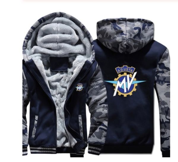 

mv agusta hoodies winter camouflage sleeve jacket men thicken casual wool insole fleece mens jacket pullover sweatshirt