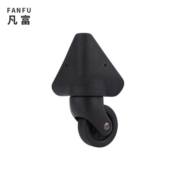 

rolling suitcase accessories replacement casters repair suitcase password casters roller travel luggage wheels, Black