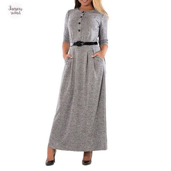 

зимние платья макси осень очаровательная длинным рукавом делопроизводстве женщины платье плюс размер женская одежда 5xl 6xl robe дизайнер од, Black;gray