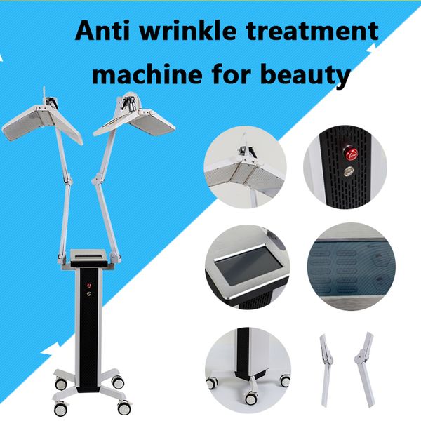 

2019 new dual treatment 7 colors light pn led electric facial mask pdt skin rejuvenation therapy beauty instrument