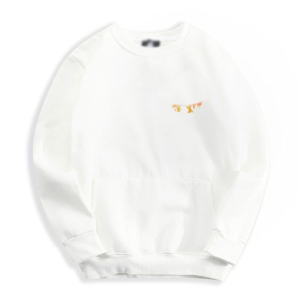 

дворцы воздух мода mens designer пуловеры street хип-хоп тенденция роскошных фуфаек tide бренда печать толстовок boutique хлопок пуловер, Black