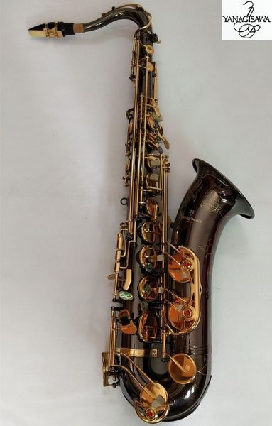 

french japan yanagisawa w037 tenor b flat tenor saxophone instruments instrument genuine gold black nickel professional level ing
