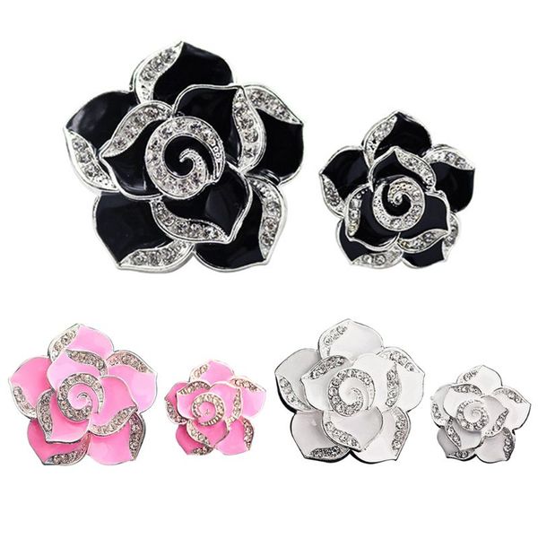 

2pcs автомобилей украшение camellia духи клип освежитель воздуха автоматический кондиционер vent духи цветок украшения