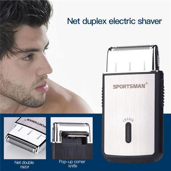 

face care men beard trimmer machine usb rechargeable mini electric shaver reciprocating one blade head mustache shaving razors