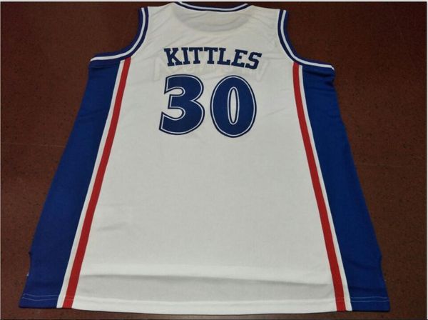 

custom men youth women vintage #30 villanova wildcats kerry kittles basketball jersey size s-6xl or custom any name or number jersey, Black