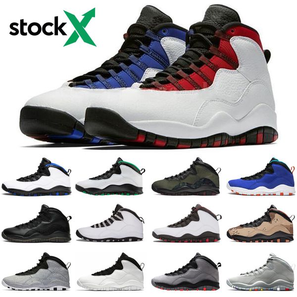 

new jumpman 10 10s orlando stock x men basketball shoes tinker westbrook steel grey outdoor athletic mens trainers sports sneakers size 7-13