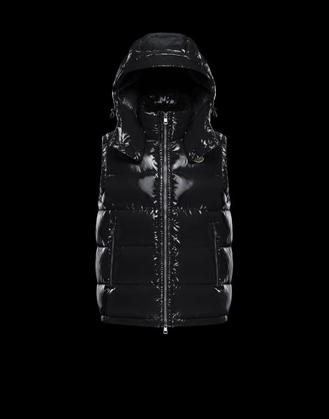

2019 winter fourrure down parka homme jassen daunejacke outerwear hooded fourrure manteau canada down jacket coat lacet vest hiver doudoune, Black