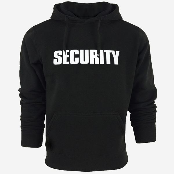 

new 2019 autumn winter fleece security | event safety sweatshirt men hoodies women streetwear tracksuit hooded mens hoodies, Black