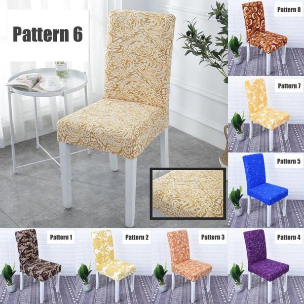 

chair cover spandex stretch elastic slipcovers chair covers anti-dirty removable for dining room kitchen wedding banquet l