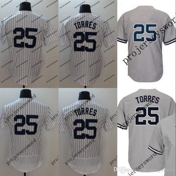 

Cheap Baseball Jersey New York Mens 25 Gleyber Torres 18 Didi Gregorius 2 Derek Jeter 24 Gary Sanchez Baseball Jersey White Grey