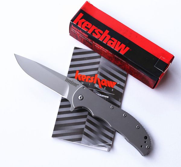 

GreatOEM Kershaw 3655 Cryo Assisted серый Титан тактические складные ножи 8Cr13Mov 58HRC кемпинг охота выживания карманные ножи утилита инструмент