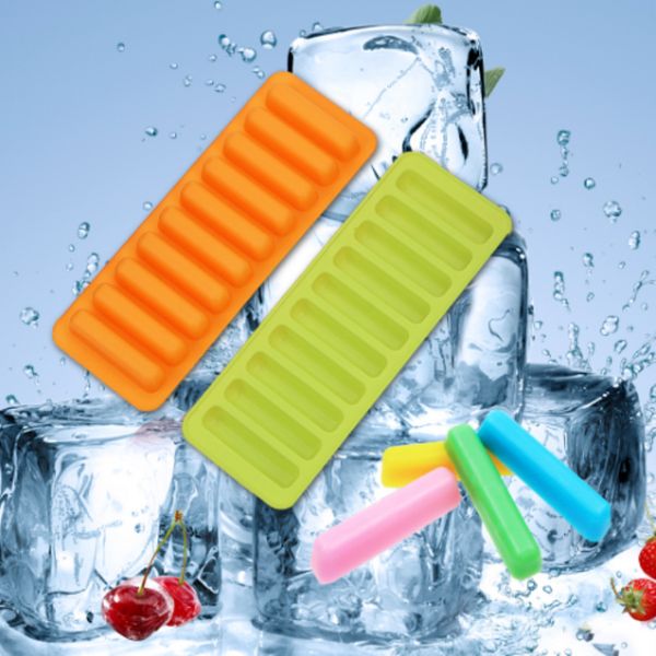 

новые узкие бутылки воды силиконовые ice cube лотки ice стик кубики термостойкого выпечки плесень выпекание для торта желе ice пудинга
