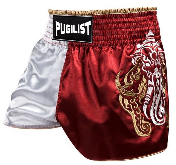 

mma боксер слон красный мма короткие гибридные кикбоксинг муай тай шорты борьба шорты муай тай бокс шорты-красный, White;black