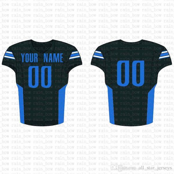 

2019 new custom football jersey mens embroidery logos 100% stitched sale 24, Black;red