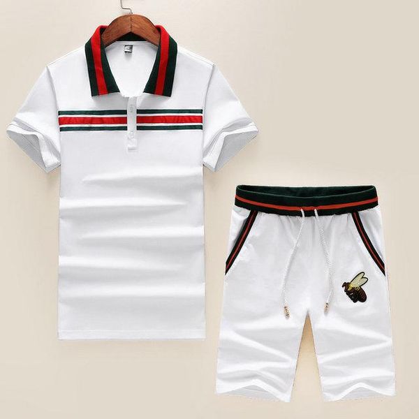 

новая мода дизайнер мужской спортивный костюм костюм медузы дизайнер спортивный костюм мужской короткий набор набор беговая bee мода летние, Gray