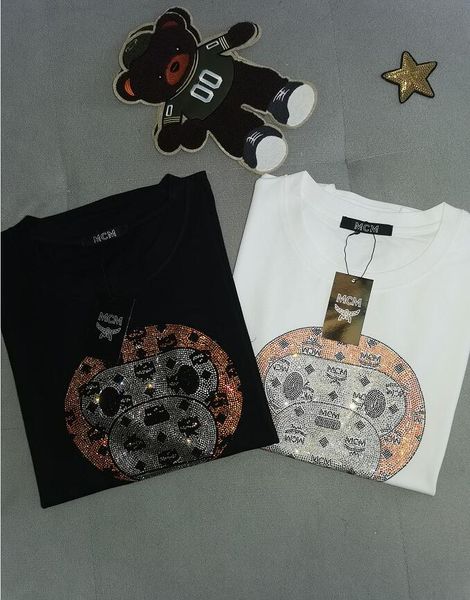 

2020 new mens fashion t shirt women t shirt letter printed tees for lady summer pullover short sleeve casual shirts q4, White