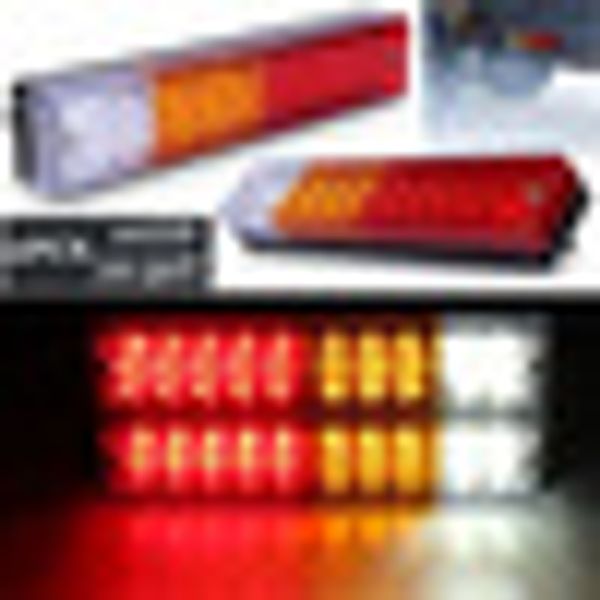 

2pcs high-brightness 20led tail light car truck trailer srear reverse turn indicator lamp suitable for most trailers