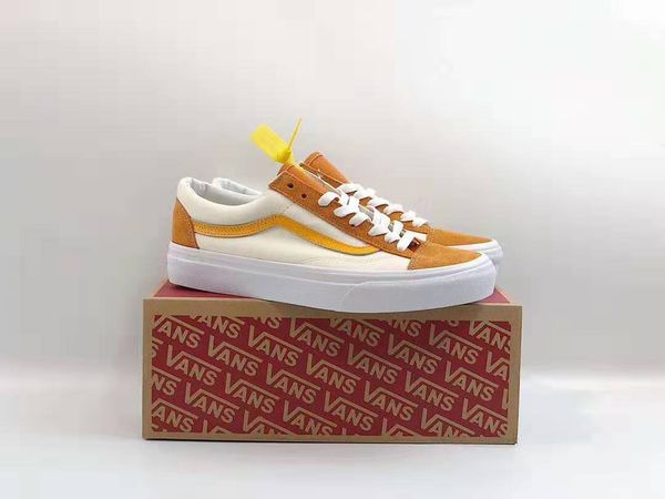 new vans hombre naranja