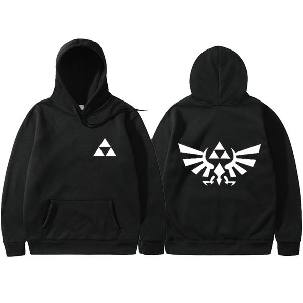 

2019 plus size the legend of zelda hoodies men women cotton black hoodie teenage the legend of zelda streetwear pullover hoodie