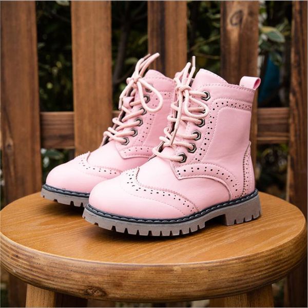

children shoes girls fashion boots new girls spring and autumn children boots kids girl leather shoes toddler girl casual, Black;grey