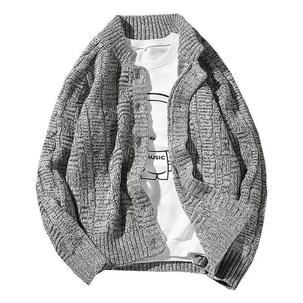 

spring autumn men sweater cardigan sweaters boys fashion outerwear  l xl 2xl 3xl, White;black