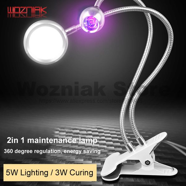 

мобильный телефон обслуживание уф лампы вспомогательное масло отверждение лампы shadowless клей 5w 2in 1 освещение led ремонт