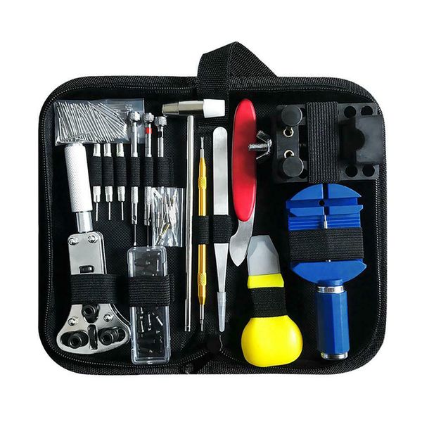 

147 pcs watch repair tool kit clock removal link open case brooches removal tool set professional watch repair