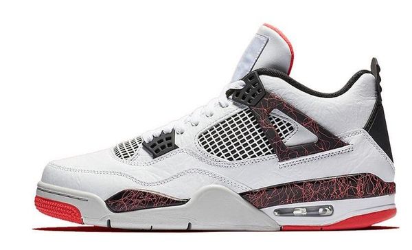 

2019 new bred 4s outdoor shoes sneakers men thunder white cement pure money bred royalty shoes us 7-13