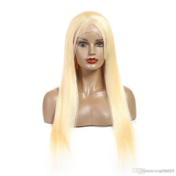 

lace front wig 150% density 13*6 pre plucked brazilian straight remy human hair wigs lace wig freight-long straight hair, Black