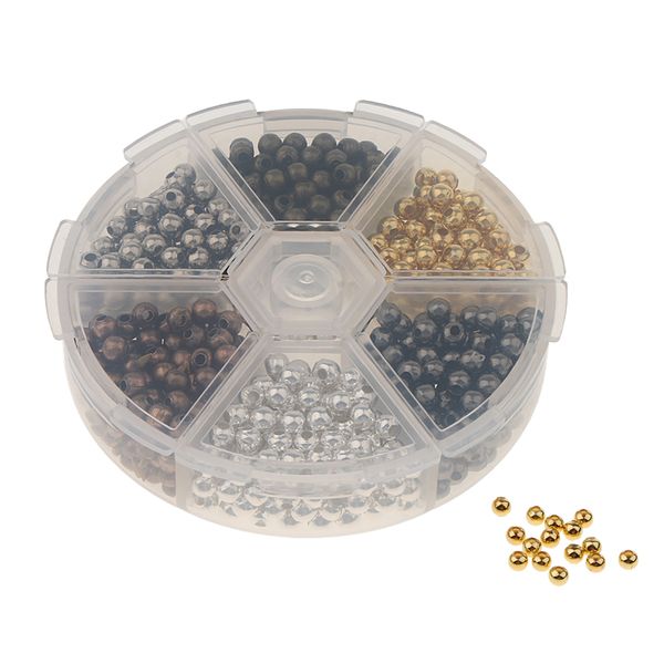 

about 948 pieces stainless steel loose bead diy necklace earring spacer