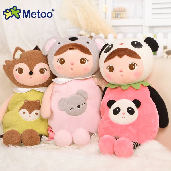 

52cm cute koala panda cartoon kids plush backpack metoo school bags children shoulder bag for kindergarten baby gift mx200327