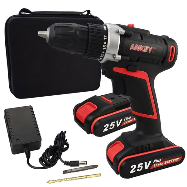 

25v plus electric drill power tools screwdriver cordless mini battery drilling screwdriver tool electric rotary drill hand bit