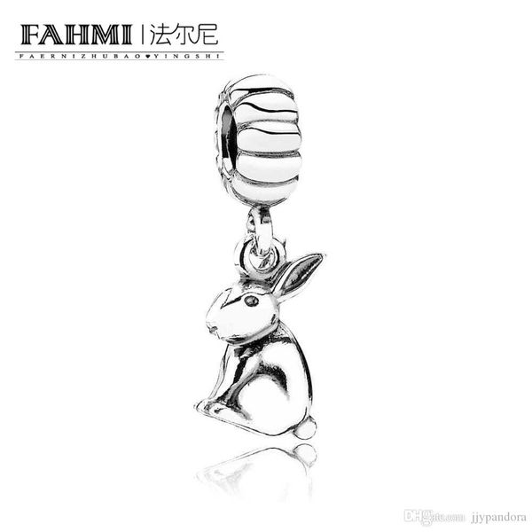 

fahmi 100% 925 sterling silver 1:1 original 791101 zodiac authentic temperament fashion glamour retro pendant wedding women jewelry, Black