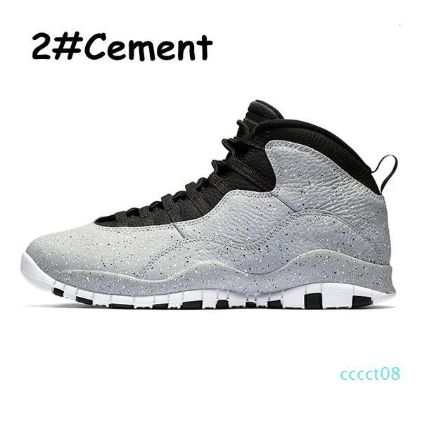 

new 2020 athletic shoes 10 mens basketball shoes 10s seattle cement tinker steel grey powder blue i m back sports sneakers trainer ct08