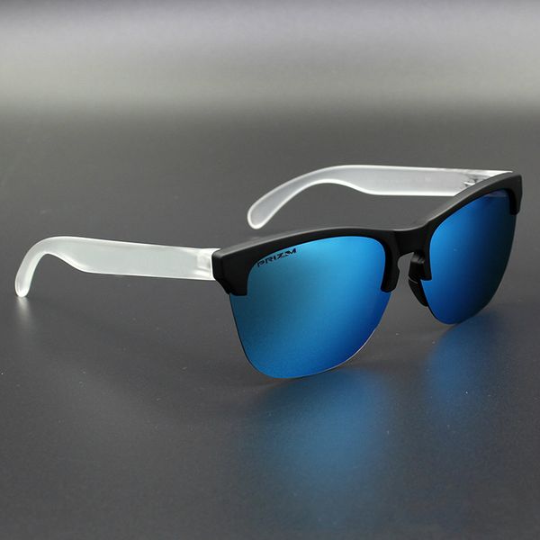 

женщины роскоши дизайнер солнцезащитных очков oakley frogskins солнцезащитные очки мужские поляризованным уф защита tr90 очки красочный езда, White;black