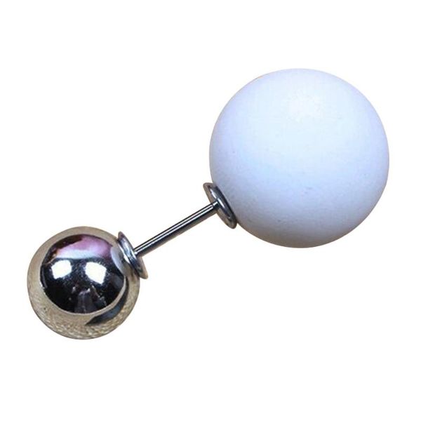 

one pin straight pearl brooch anti-exposure pearl brooch accessories pure copper pin versatile clothes buckle, Gray