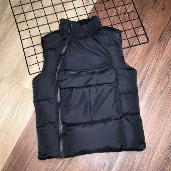 

mens designer jacket vest parkas down coat brand couple winter warm brand coat vest luxury zippers jacket thick plus size, Black;brown