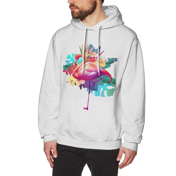 

flamingo long sleeve men's quality anime homme hoodies pure cotton s-3xl casual sweatshirt, Black