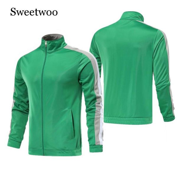 

2020 new mens running jackets fitness sports coat hooded tight hoodie gym soccer training run jogging jackets reflective zipper, Black;red