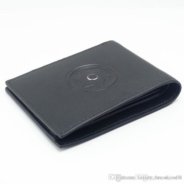 

brands men genuine leather mt wallet man business credit card holder, new luxurious metal cufflink man jewelry suit mb cuff links