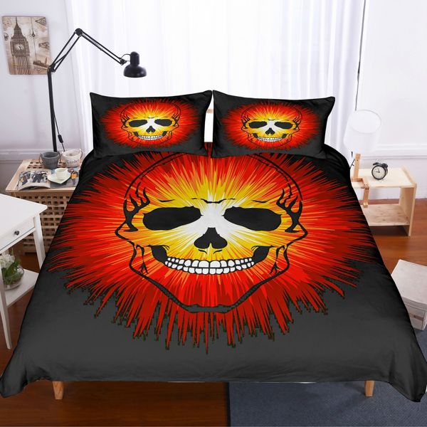 

dark style series bedding sets 3d print duvet cover set soft microfiber bedding set pillowcase double  king size family