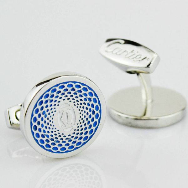 

new luxury french men cufflinks 18mm diameter jewelry luxury wedding gift suit shirt custom cuff links, Silver