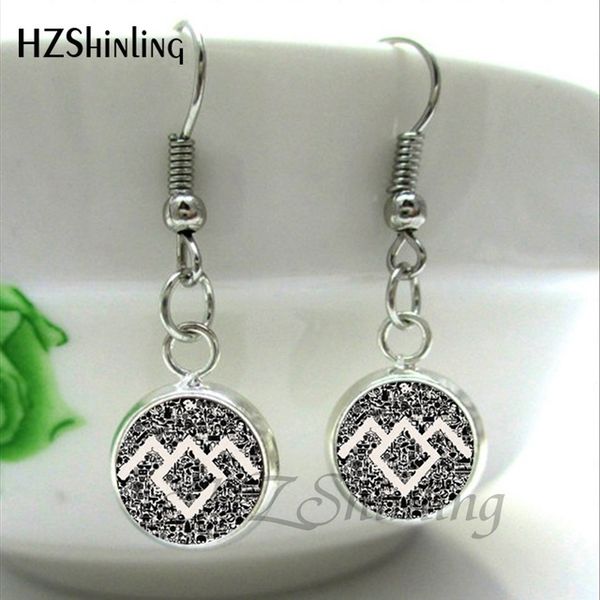 

new arrival twin peaks fishhook earring twin peaks coffee mug pendant tv play art glass cabochon earrings nhe-0109, Silver